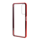 Huawei P Smart 2021 Magnetic Case w. Glass Front & Back - Red