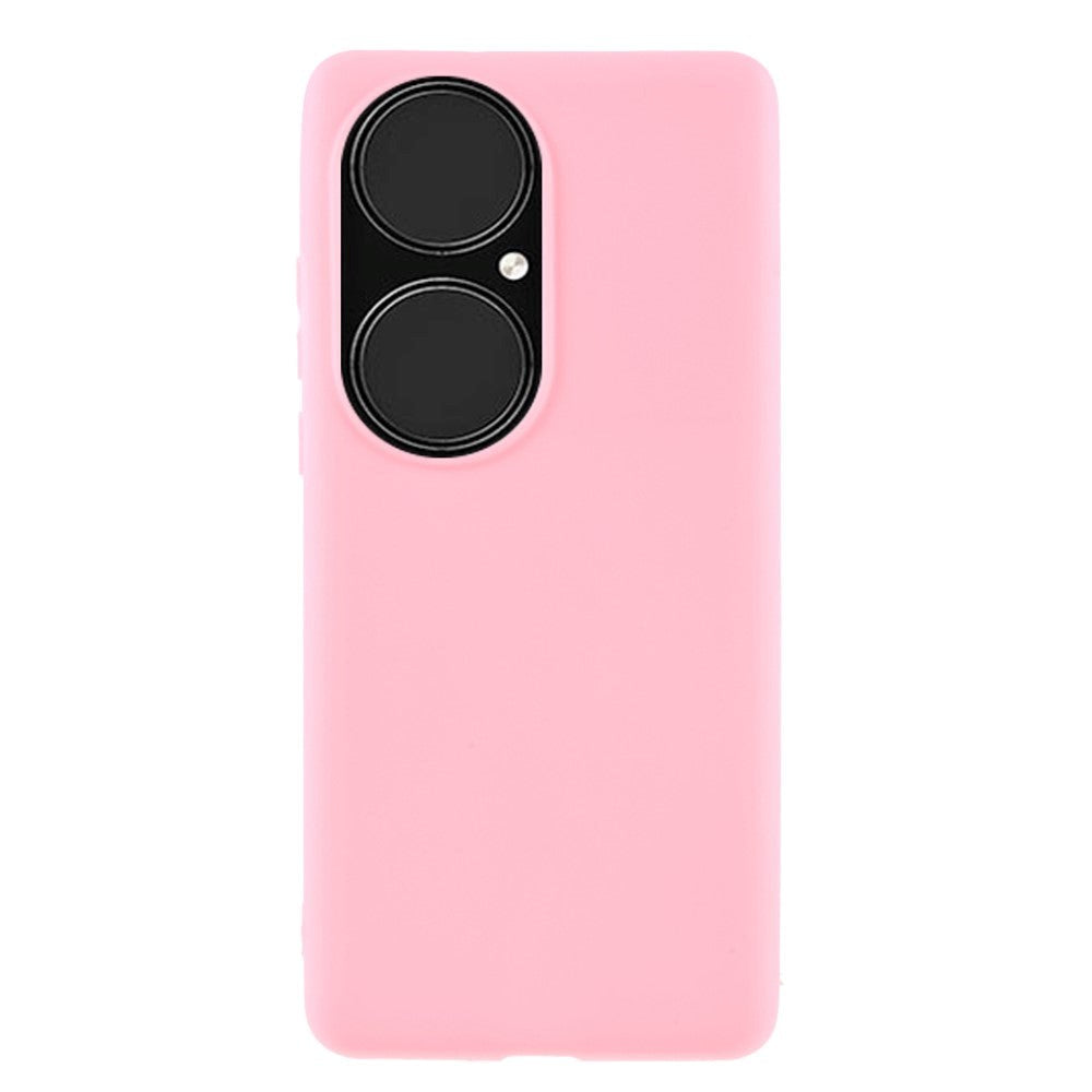 Huawei P50 Pro Flexible Matte Plastic Case - Pink