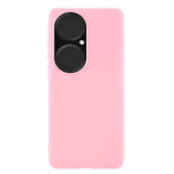 Huawei P50 Pro Flexible Matte Plastic Case - Pink