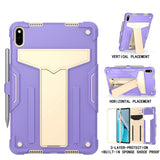 Huawei MatePad 11 Tough Case w. Kickstand & Pen Holder - Purple & Beige