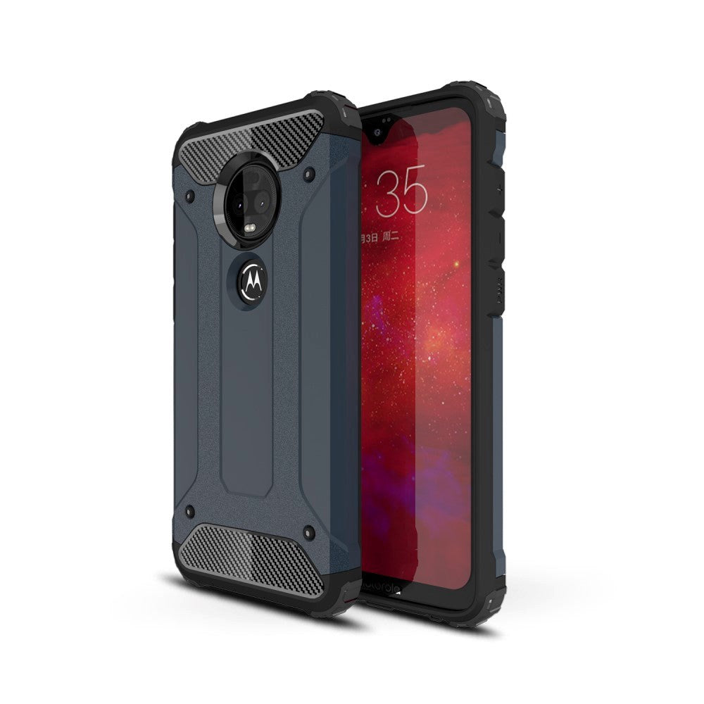 Motorola Moto G7 / G7 Plus Armor Guard Hard Case Dark Blue