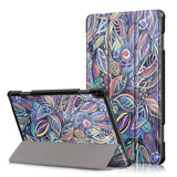 Lenovo Tab P10 Leather Case w. Tri-fold Stand - Colorful Leaves