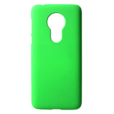 Motorola Moto G7 Power Rubberized Plastic Case Green