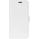 Motorola Moto E6 Plus Neutral Leather Wallet Case White