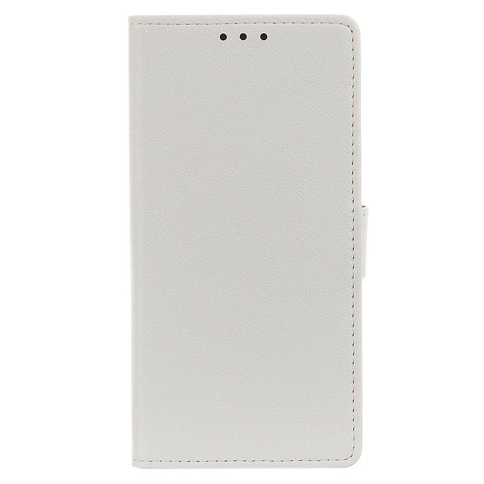 Motorola Moto G8 Plus Leather Wallet Case White