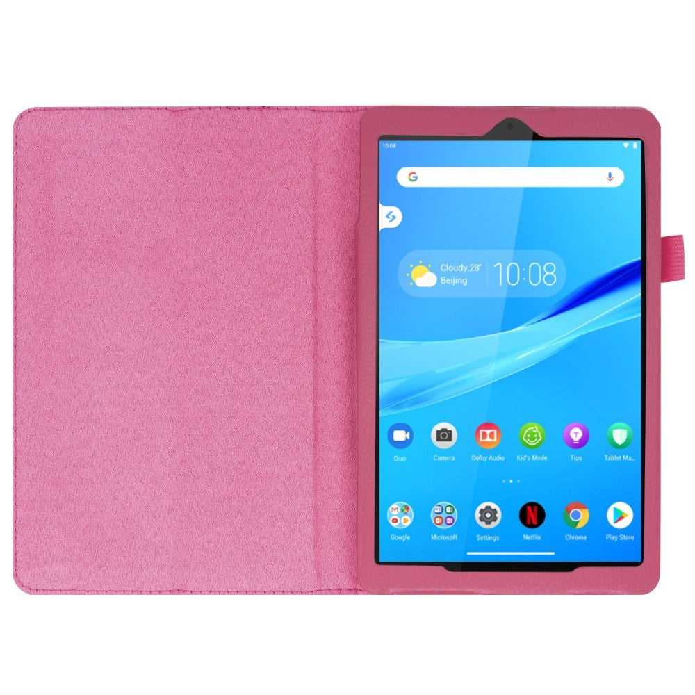 Lenovo Tab M8 (2nd Gen.) 8" Litchi Leather Case with Stand Function & Magnetic Lock - Pink