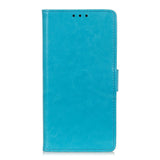 Motorola Edge+ (Plus) Neutral Leather Wallet Case - Blue