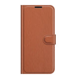EIDERWOOD Motorola Moto G10 / G20 / G30 Faux Leather Flip Case with Cardholder & Stand Function - Brown