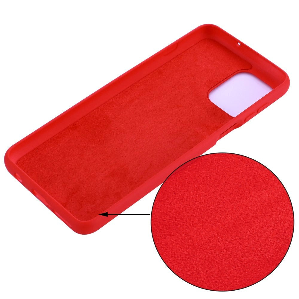 Motorola Moto G100 Liquid Silicone Case - Red