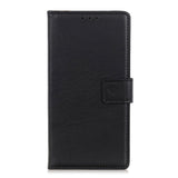 Motorola Moto G60 Leather Flip Case w. Wallet - Black