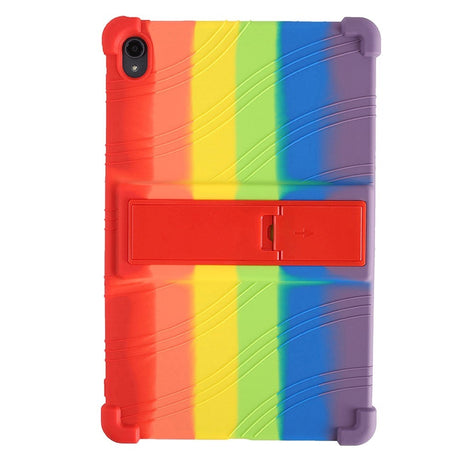 Lenovo Tab P11 / P11 (5G) / P11 Plus Silicone Case w. Kickstand - Rainbow