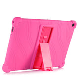 Lenovo Tab M10 FHD Plus 10.3" (TB-X606) Silicone Case w. Kickstand - Pink