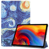 Lenovo Pad Plus Tri-Fold Leather Case - Oil Painting