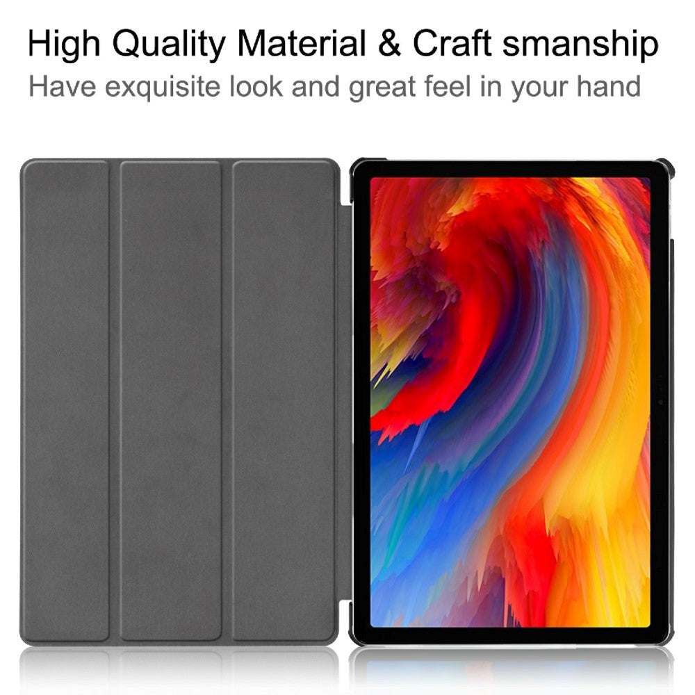 Lenovo Pad Plus Tri-Fold Leather Case - Oil Painting