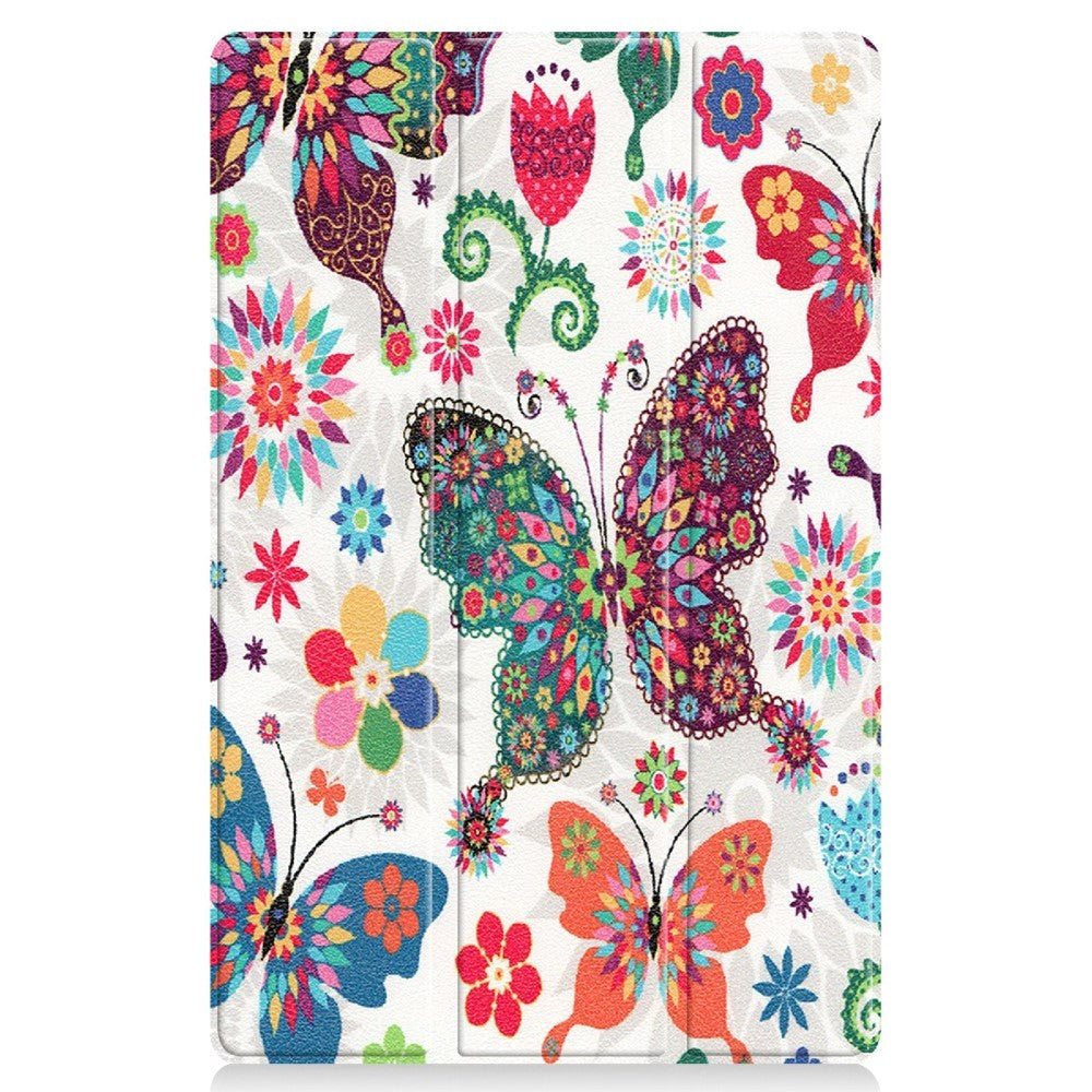 Lenovo Pad Plus Tri-Fold Leather Case - Butterflies