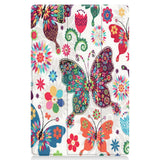 Lenovo Pad Plus Tri-Fold Leather Case - Butterflies