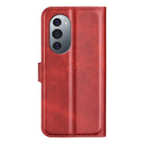 Motorola Edge 30 Pro Leather Cover w. Card Holder & Magnetic Closure - Red