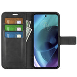 Motorola Moto G51 Wallet Case & Stand - Black