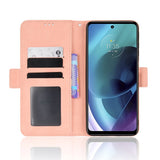 Motorola Moto G Stylus (2022) Soft leather Wallet Case - Pink