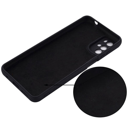 Motorola Moto G22 / E32s (4G) Silicone Case w. Strap - Black