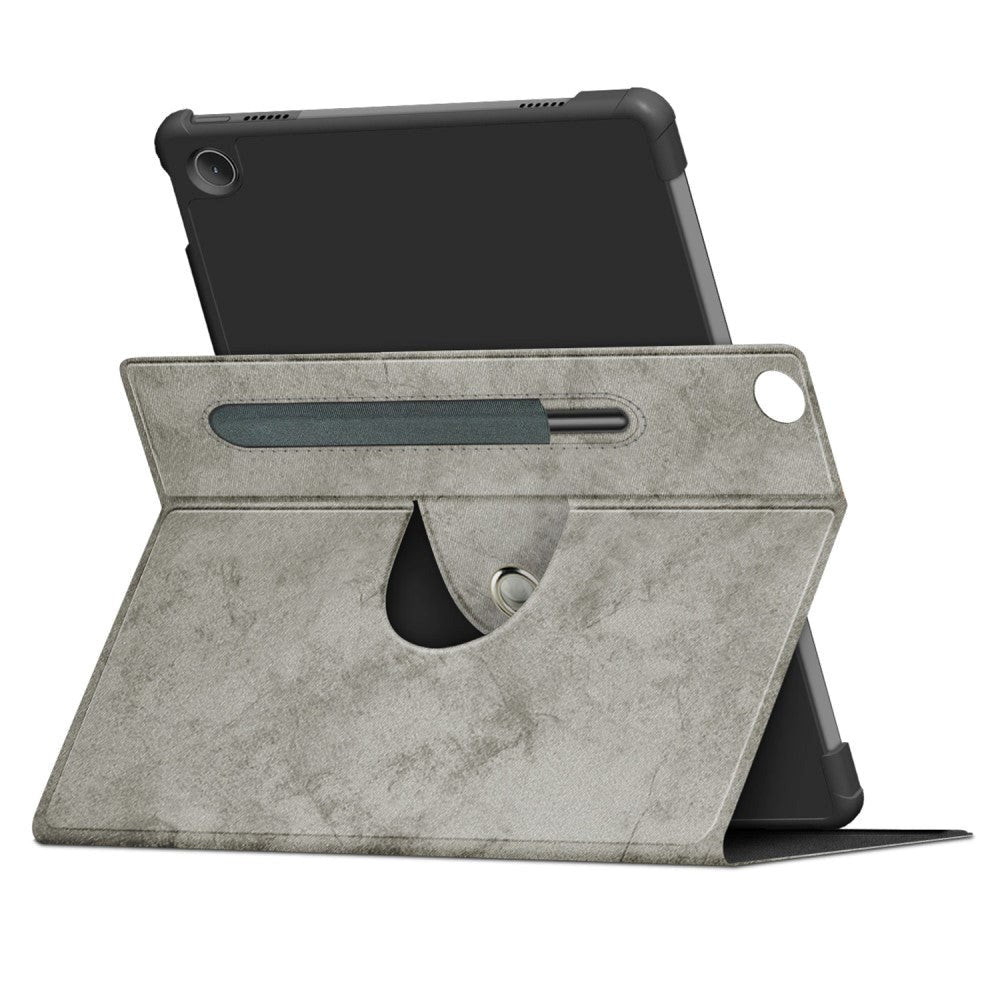 Lenovo Tab M10 Plus (3rd Gen) 10.6" (TB-125F / 128F) Case with 360 Degrees Stand Function & Pen Holder - Grey