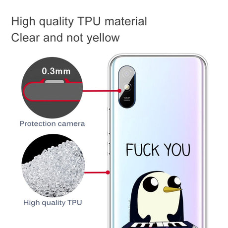 Xiaomi Redmi 9A / 9AT Plastic Case - Penguin