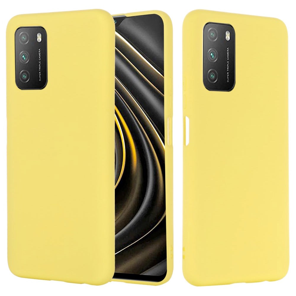 Xiaomi Poco M3 Liquid Silicone Case - Yellow