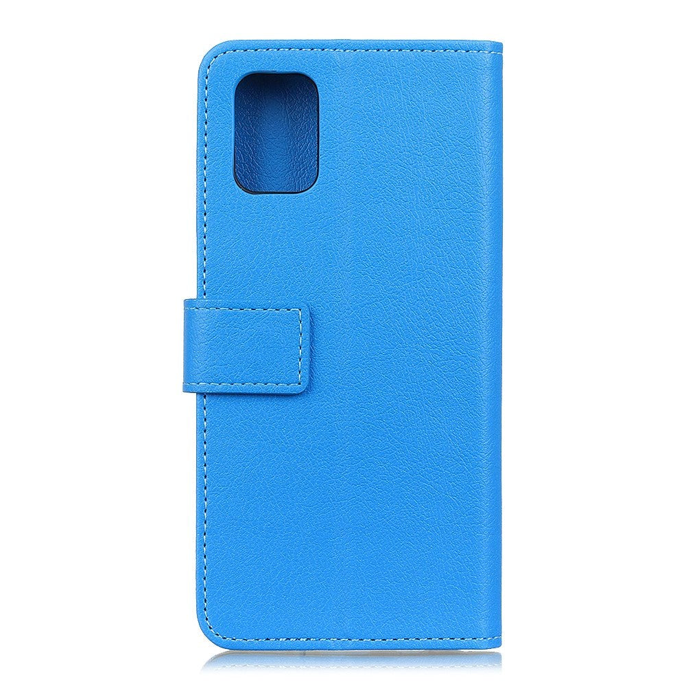 Xiaomi Redmi 9T Leather Wallet Case - Blue