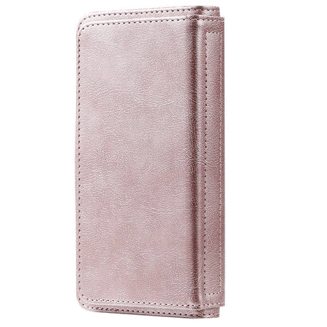 Xiaomi Poco M3 Flip Leather Case w. Extra Card Holder - Rose Gold