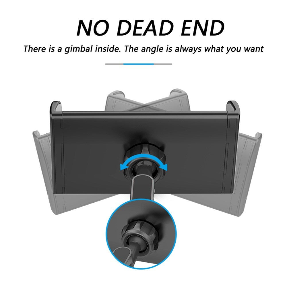 Backseat Car Mount For The Car's Headrest - Max Phone: 195mm x 100mm - Red