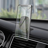 Magnetic Phone Holder For Dashboard with Adhesive Tape - Black