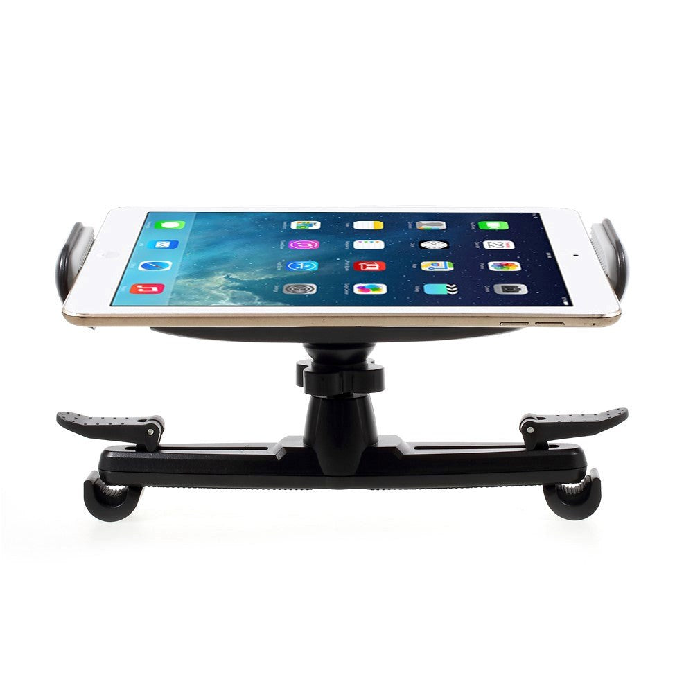 Universal Back Seat Neck Support Tablet Holder w. 360 Degree Positioning 7-15" - Max Mobile: 160 x 225mm - Black