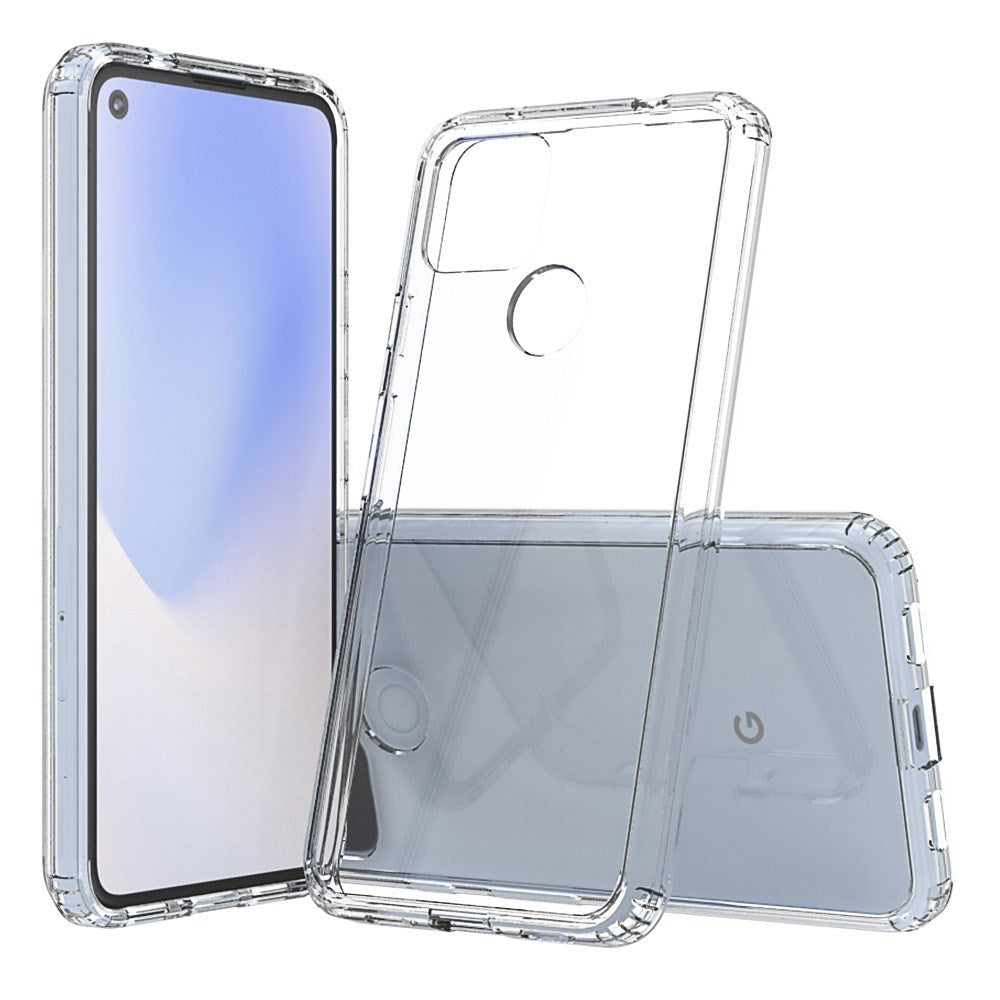 EIDERWOOD Google Pixel 4a (5G) Hybrid Plastic Case - Transparent