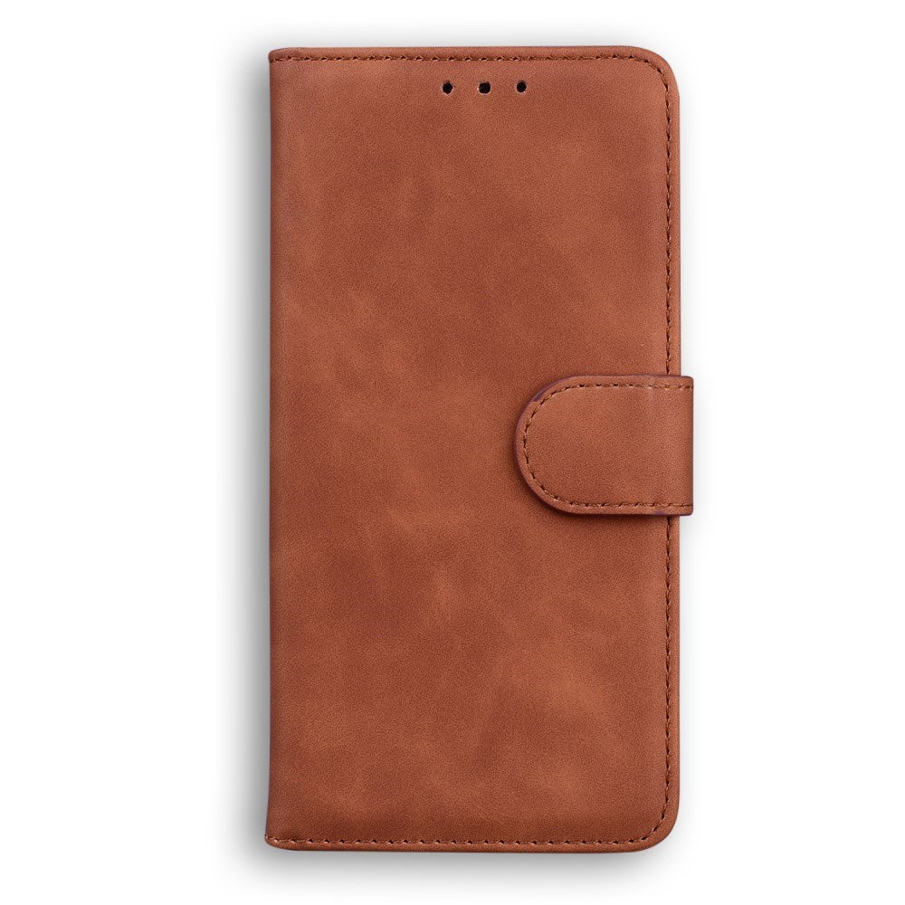 EIDERWOOD Google Pixel 5a Leather Flip Case w. Wallet - Brown