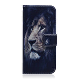 Google Pixel 6 Pro Leather Wallet Case w. Print - Lion