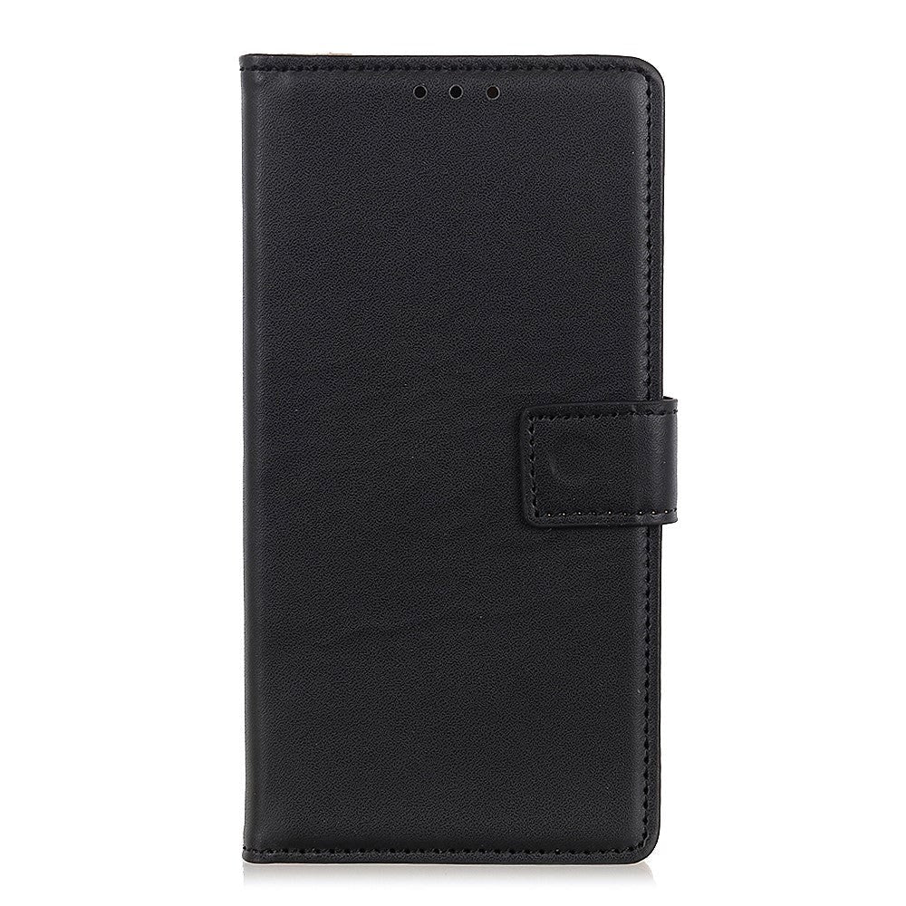 Google Pixel 6a Leather Wallet Case & Kickstand - Black