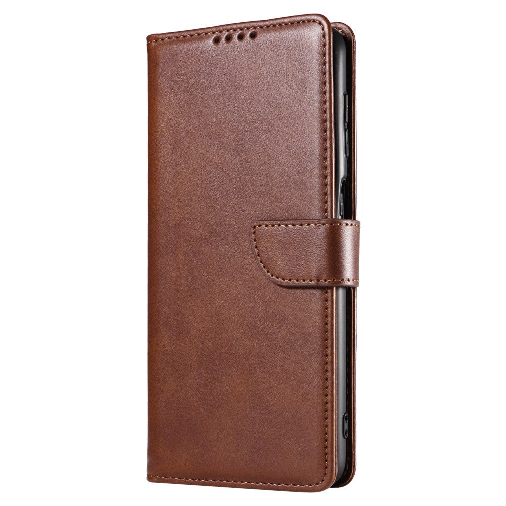 Google Pixel 6 Pro PU Leather Case w. Wallet - Brown