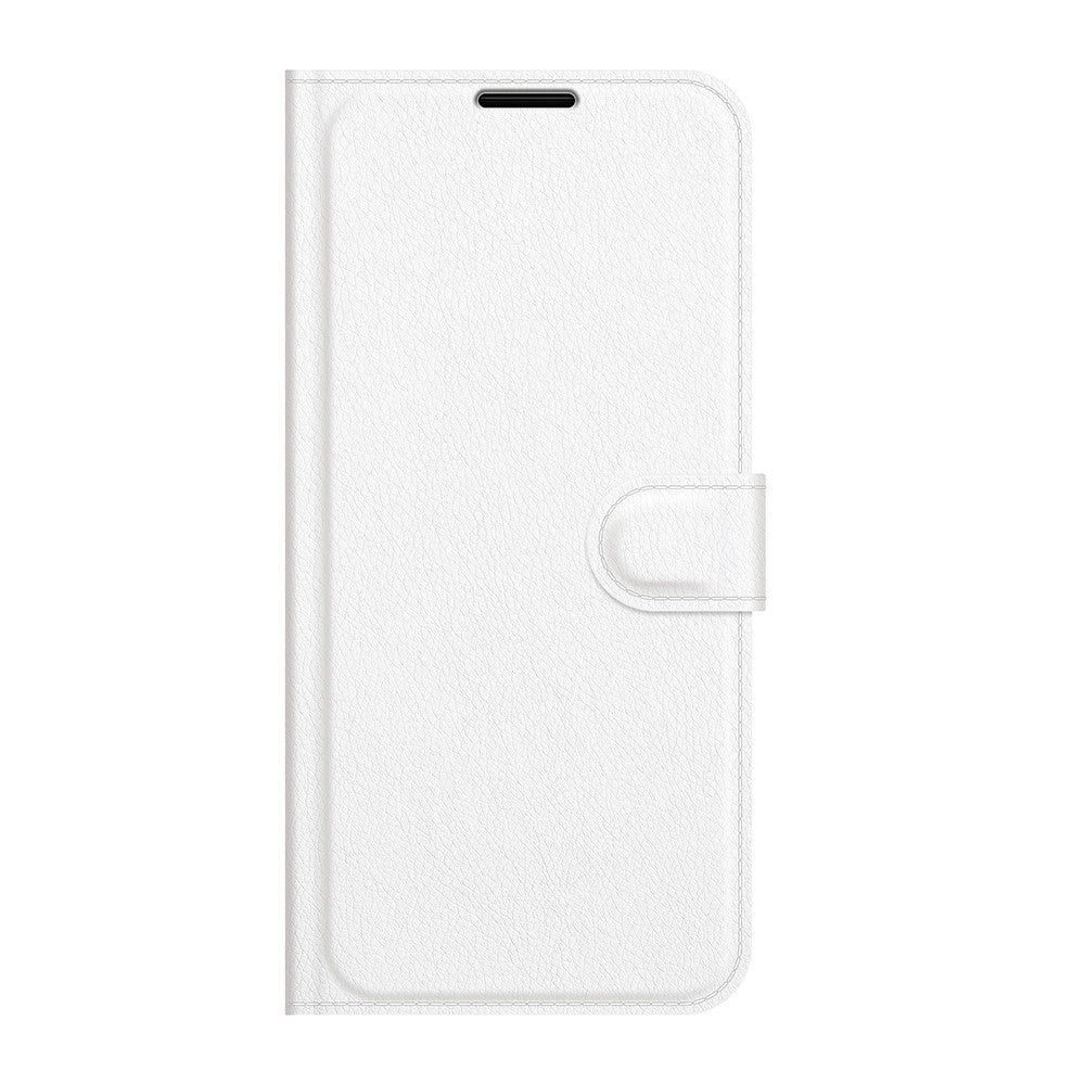 Asus Zenfone 8 Flip Litchi Leather Wallet Case - White