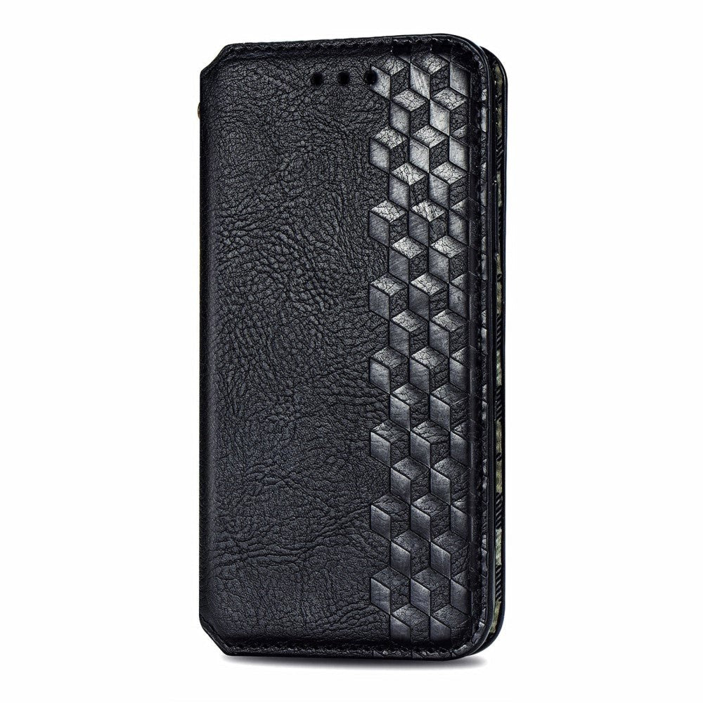 Asus Zenfone 8 Flip Retro Pattern Leather Wallet Case - Black