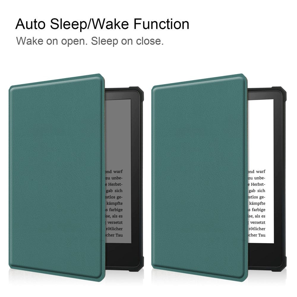 Amazon Kindle Paperwhite 5 11th Generation (2021) Flip Case w. Sleep / Wake-up Function - Green