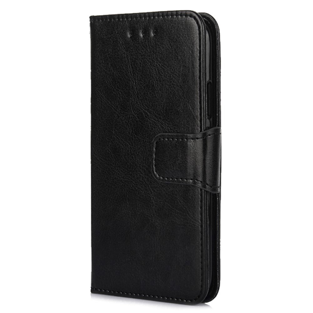OPPO Find X5 Lite Leather Wallet Case & Magnetic Lock - Black