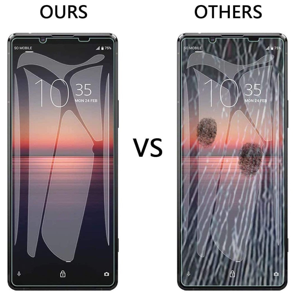 Sony Xperia 5 II Arc Edge Tempered Glass Screen Protector - Case Friendly - Transparent