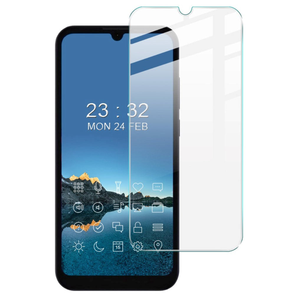 Motorola Moto E6i / E6s (2020) Case Friendly Arc-Edge Screen Protector - Tempered Glass - Transparent