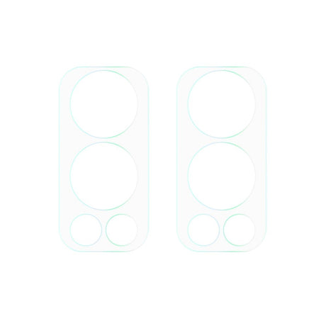 OnePlus North 2 (5G) 3D Camera Lens Protective Glass - 2pcs - Transparent