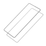 Samsung Galaxy Z Fold3 (5G) Full Fit Tempered Screen Protector Glass - Transparent / Black