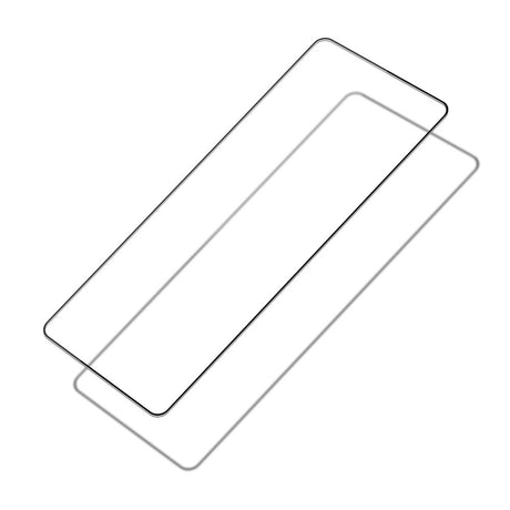 Samsung Galaxy Z Fold3 (5G) Full Fit Tempered Screen Protector Glass - Transparent / Black