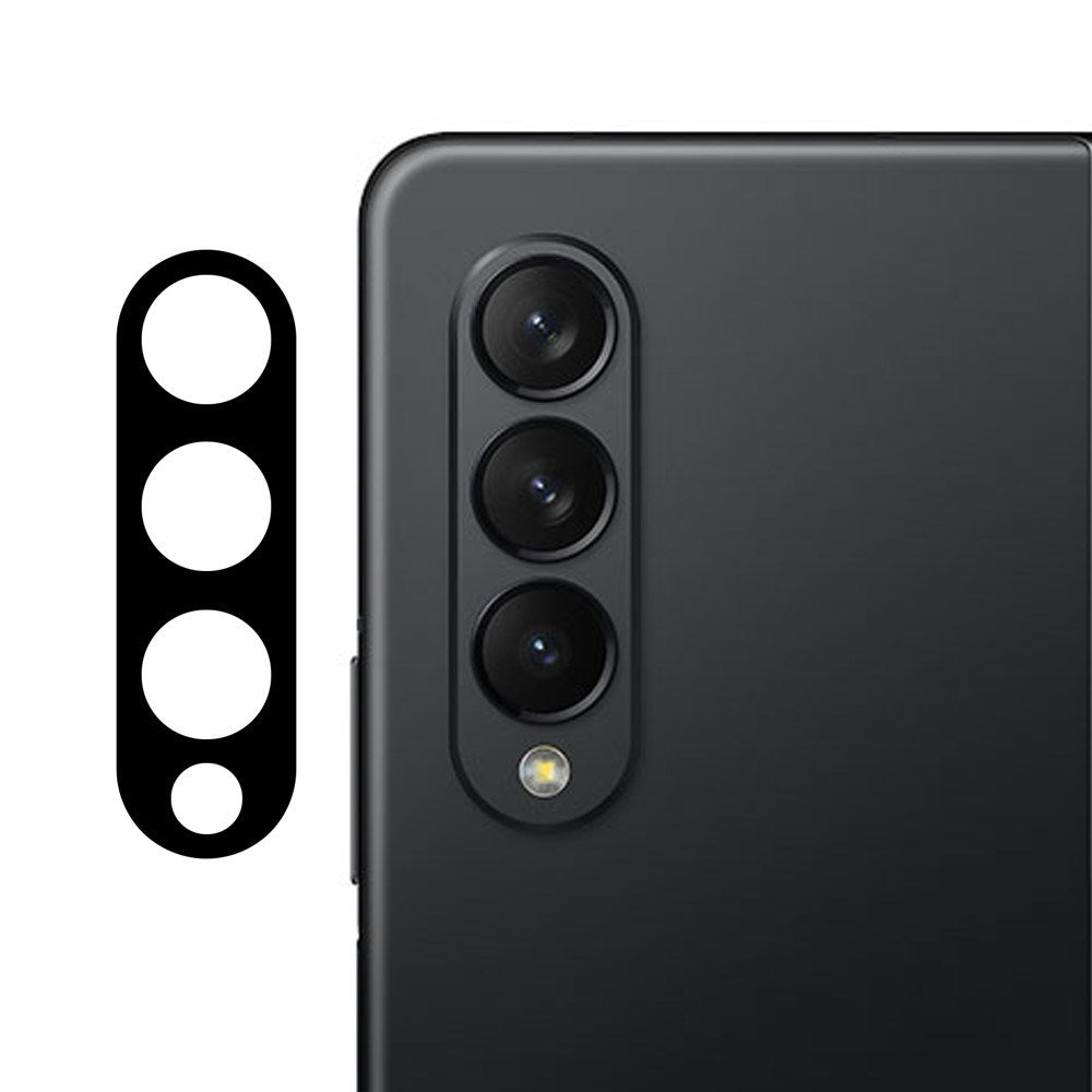 Samsung Galaxy Z Fold3 (5G) Tempered Camera Lens Protector Glass - Black