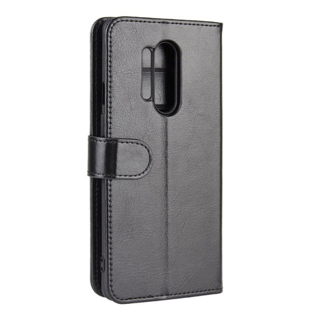 OnePlus 8 Pro Neutral Leather Wallet Case Black