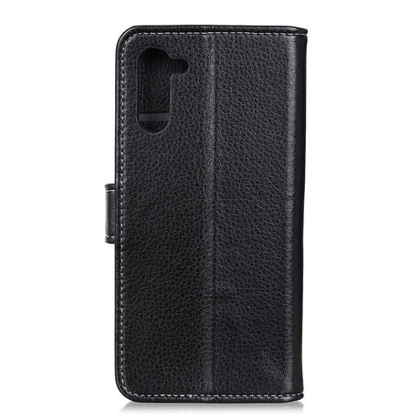 OnePlus North Neutral Leather Wallet Case - Black