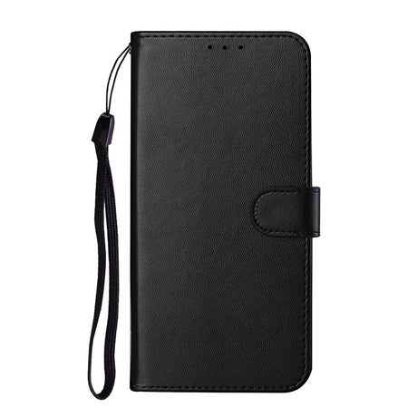 EIDERWOOD OnePlus 8T Faux Leather Case with Strap & Card Holder - Black